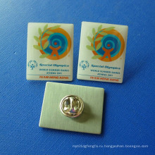 Pin офсетной печати, знак эпоксидной клейкой конкуренции (GZHY-OP-005)